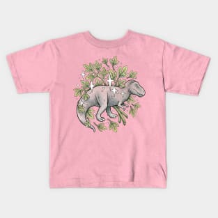 Tyrannosaurus + Sassafras Botanical Dinosaur Kids T-Shirt